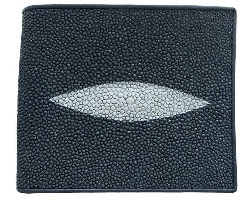 Гаманець чоловічий із натуральної шкіри морського ската Ekzotic Leather сірий (stw121_2)