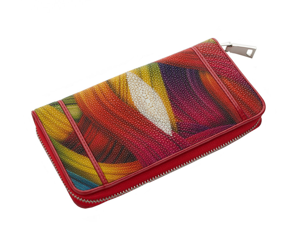 Кошелек из кожи ската  Ekzotic Leather разноцветный (stw 137)