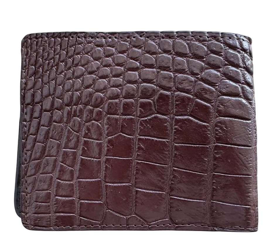 Кошелек из кожи крокодила  Ekzotic Leather Коричневый (cw130)