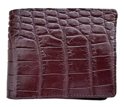 Кошелек из кожи крокодила  Ekzotic Leather Коричневый (cw130)