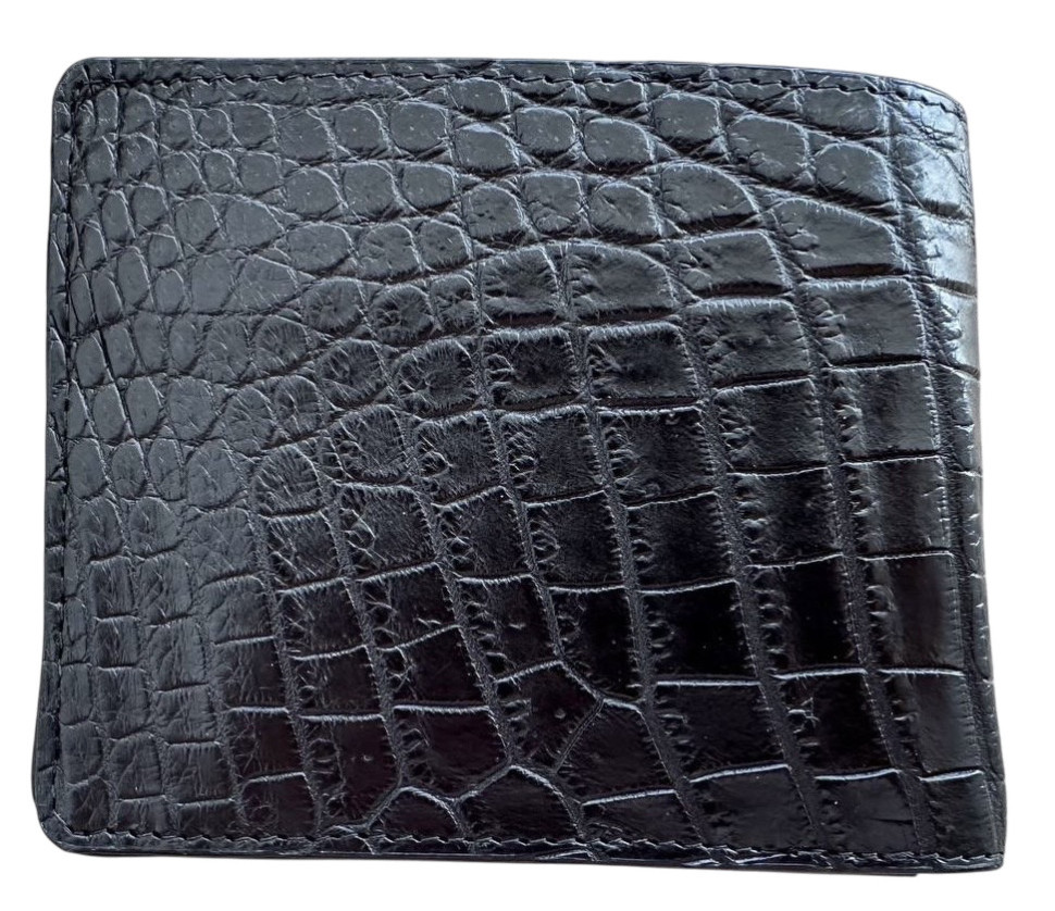 Кошелек из кожи крокодила  Ekzotic Leather Черный (cw131)