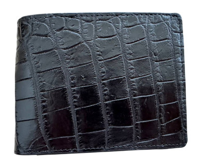 Кошелек из кожи крокодила  Ekzotic Leather Черный (cw131)