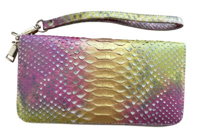 Гаманець портмоне із знімною ручкою Ekzotic leather із натуральної шкіри піт ...