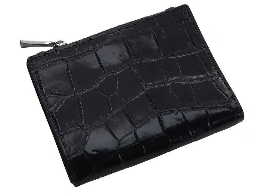 Кошелек из кожи крокодила Ekzotic Leather  Черный (cw 88)