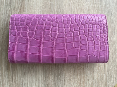 Гаманець портмоне жіночий із натуральної шкіри крокодила  Ekzotic Leather ро ...