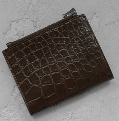 Кошелек из кожи крокодила Ekzotic Leather Коричневый (cw 89)