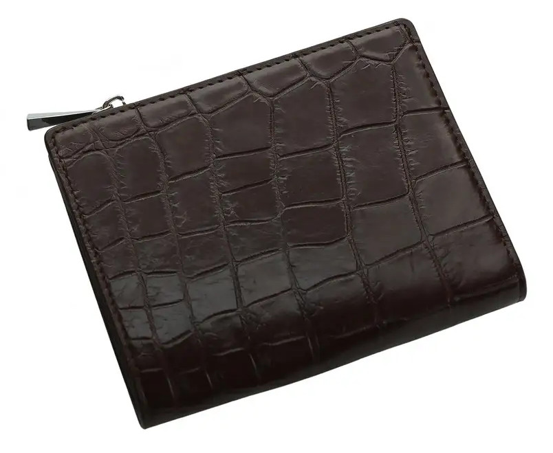 Кошелек из кожи крокодила Ekzotic Leather Коричневый (cw 89)