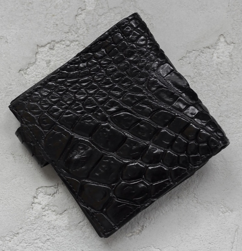 Кошелек из кожи крокодила Ekzotic Leather Черный (cw 91)