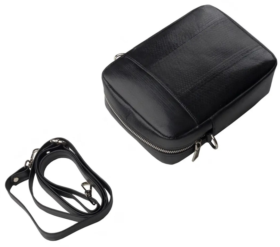 Сумка из кожи морской змеи  Ekzotic Leather Черная (snc 10_1)
