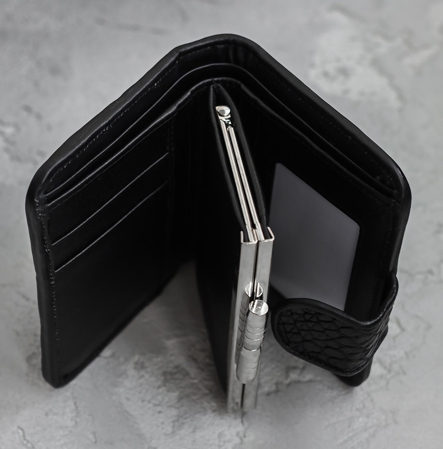 Кошелек из кожи крокодила Ekzotic Leather Черный (cw 102)