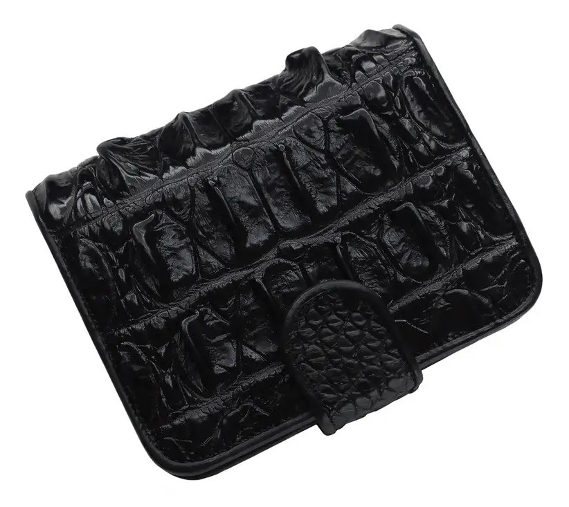 Кошелек из кожи крокодила Ekzotic Leather Черный (cw 102)