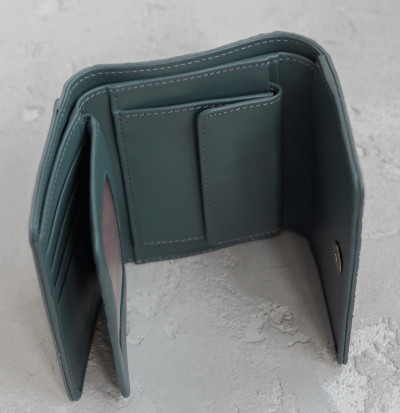 Кошелек женский из кожи крокодила  Ekzotic Leather  Серый (cw103)