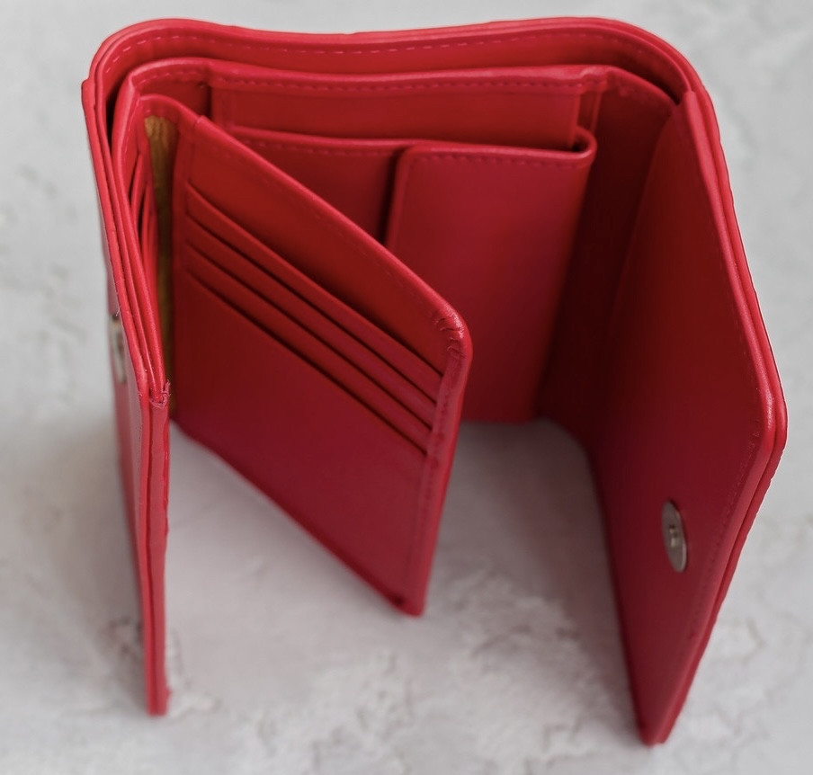 Кошелек женский из кожи крокодила  Ekzotic Leather  Красный (cw106)