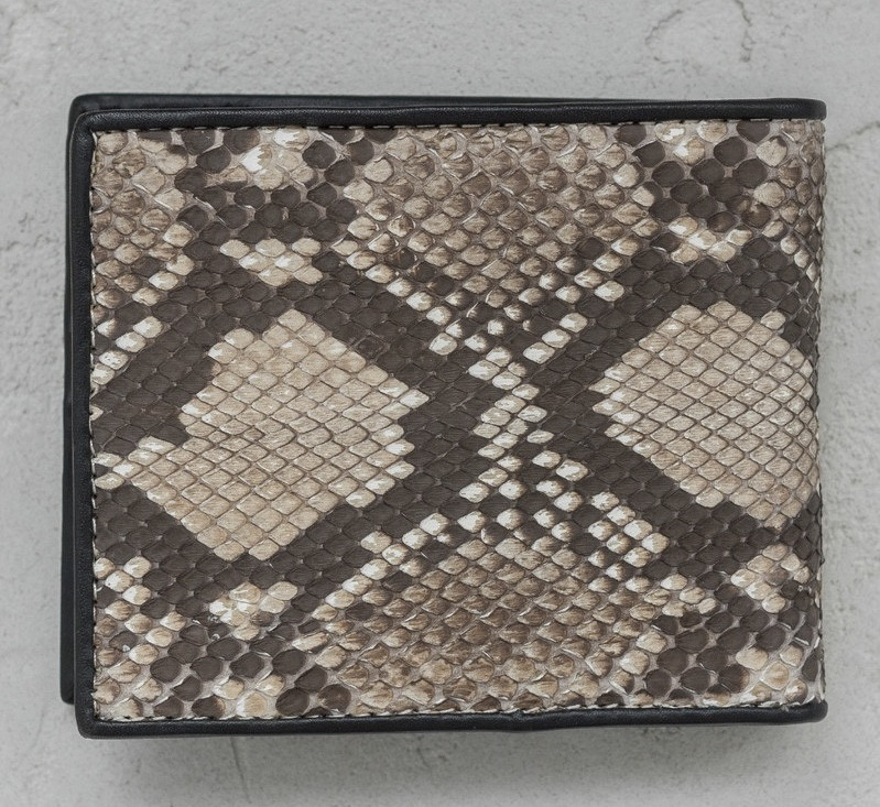Портмоне из кожи питона  Ekzotic Leather Бежевое (snw 68_1)