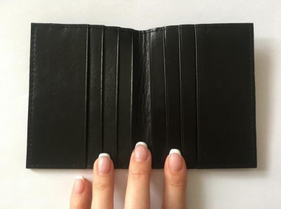 Визитница из кожи страуса Ekzotic Leather Коричневая (och03)