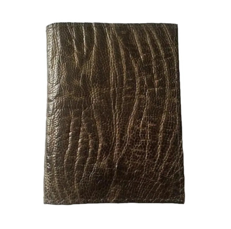 Визитница из кожи страуса Ekzotic Leather Коричневая (och03)