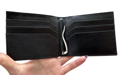 Затискач для грошей купюр із натуральної шкіри крокодила  Ekzotic Leather Чо ...