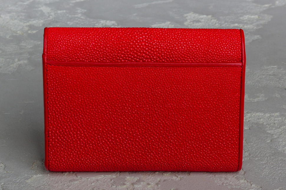Кошелек из кожи ската  Ekzotic Leather Красный (stw 18_2)