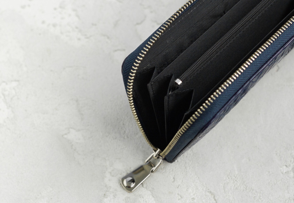 Кошелек Ekzotic Leather из натуральной кожи крокодила Черный  (cw 82_6)