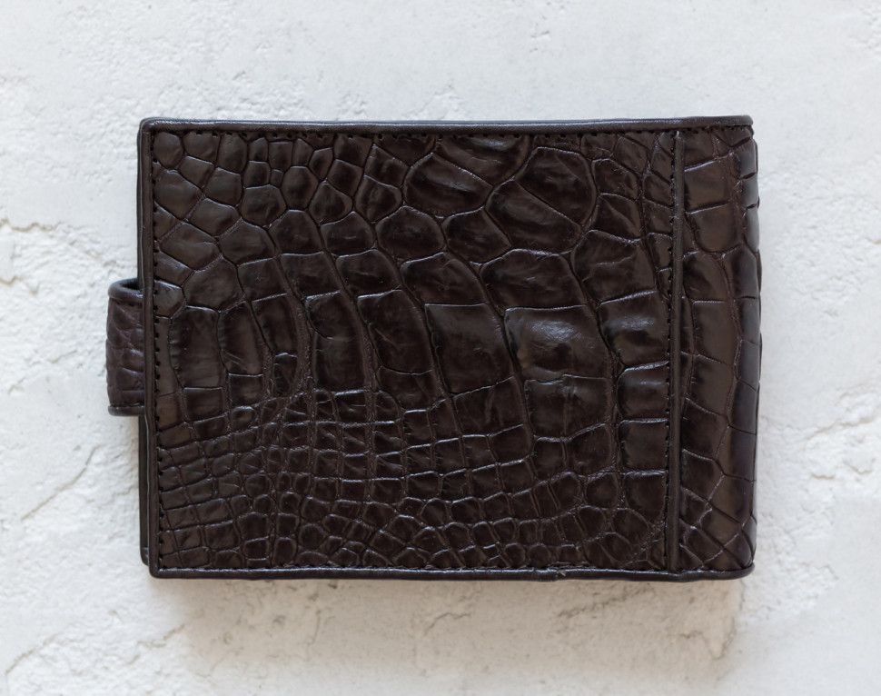 Кошелек из кожи крокодила Ekzotic Leather Коричневый (cw 35_1)