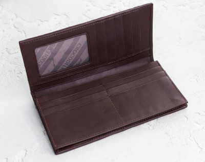 Кошелек из кожи крокодила Ekzotic Leather Коричневый (cw11_3)