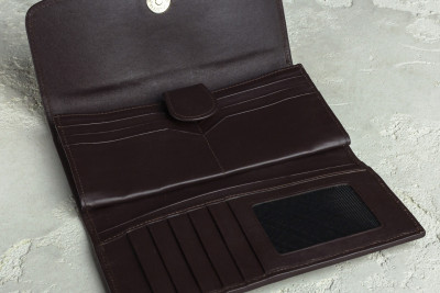 Кошелек из кожи змеи Ekzotic Leather Коричневый (snw30)