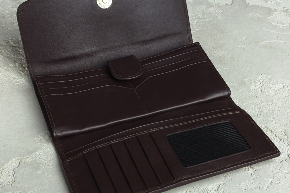 Кошелек из кожи змеи Ekzotic Leather Коричневый (snw30)