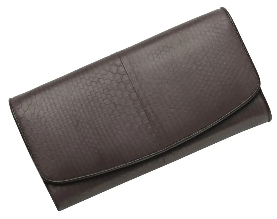 Кошелек из кожи змеи Ekzotic Leather Коричневый (snw30)