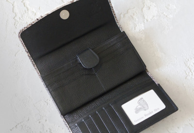 Кошелек из кожи ската Ekzotic leather Рыбки (stw 32_3)
