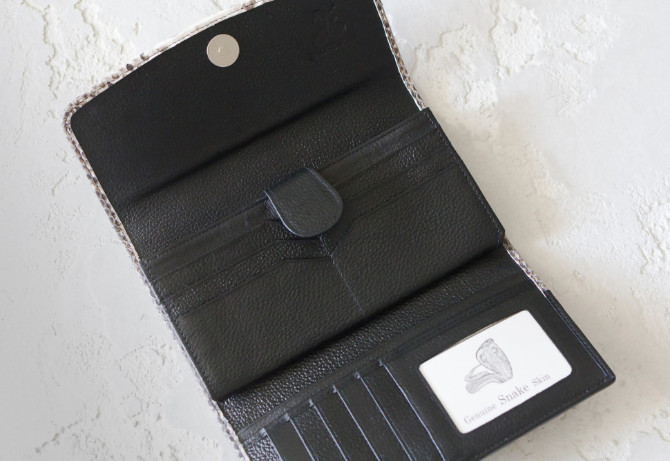 Кошелек из кожи ската Ekzotic leather Рыбки (stw 32_3)