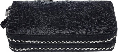 Кошелек-клатч Ekzotic Leather из натуральной кожи крокодила Черный (cw 37)