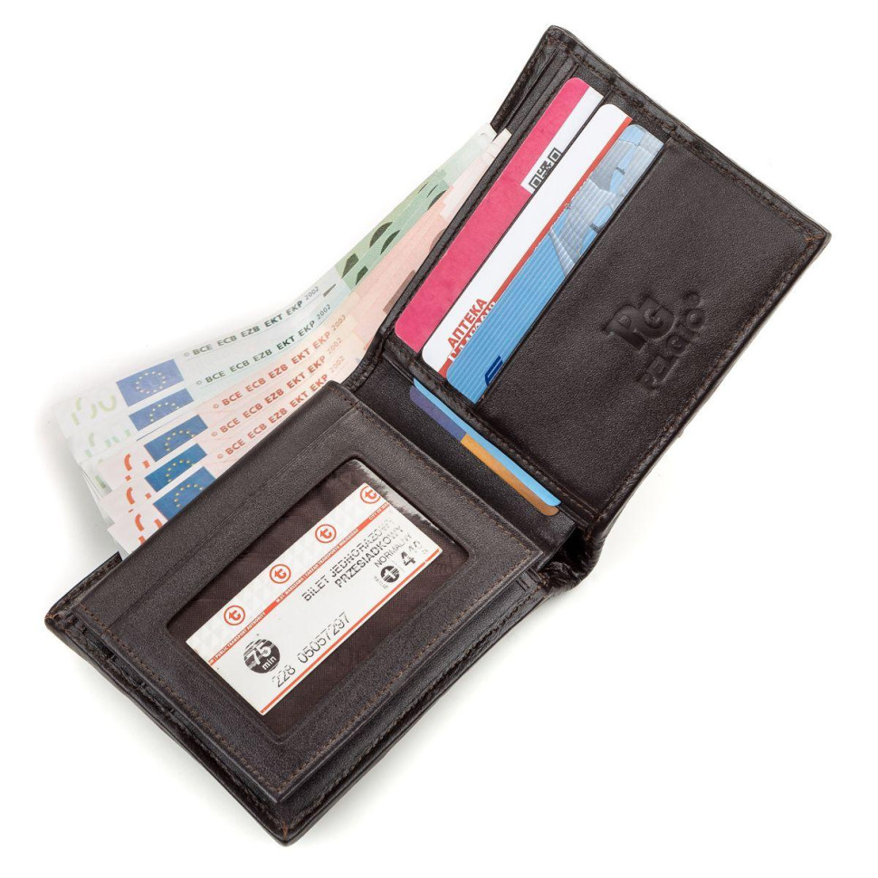 Портмоне из натуральной кожи крокодила Ekzotic Leather Коричневое   (cw 62)