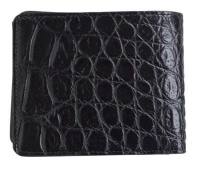 Кошелек из кожи крокодила  Ekzotic Leather Черный (cw34_7)
