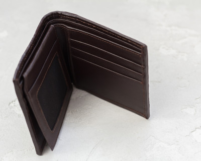 Кошелек из кожи крокодила  Ekzotic Leather Коричневый (cw34_8)