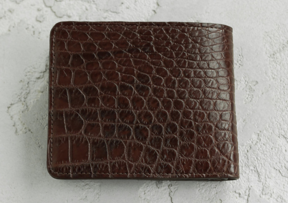 Кошелек из кожи крокодила  Ekzotic Leather Коричневый (cw34_8)