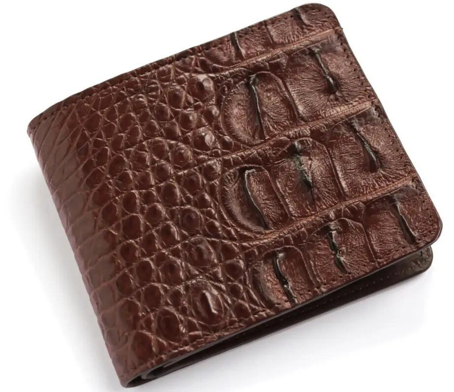 Кошелек из кожи крокодила  Ekzotic Leather Коричневый (cw34_8)