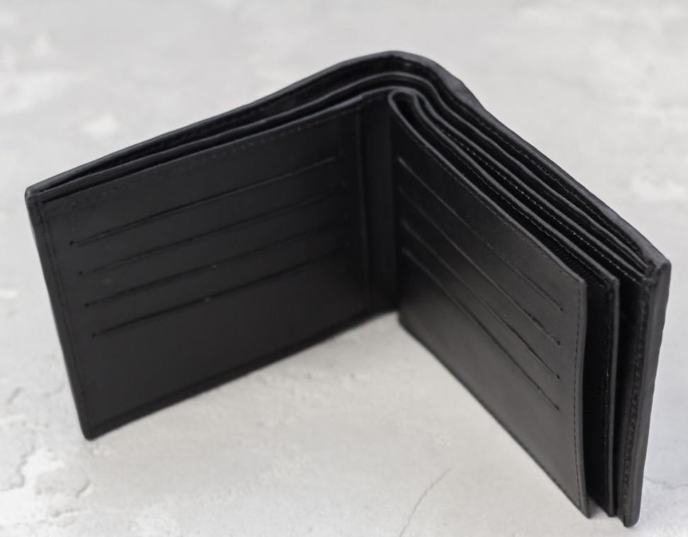 Кошелек из кожи крокодила  Ekzotic Leather Черный (cw 35_3)