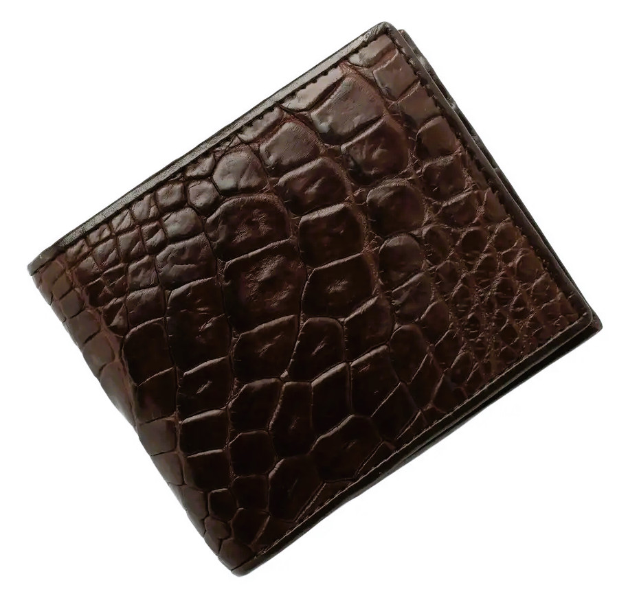 Кошелек из кожи крокодила  Ekzotic Leather Коричневый (cw34_4)